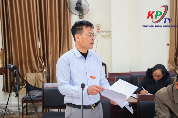 UB MTTQ xã Kiều Phú đã tổ chức Hội nghị tổng kết hoạt động năm 2025, triển khai chương trình phối hơp hành động năm 2026.- Ảnh 3.