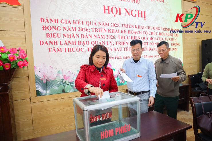UB MTTQ xã Kiều Phú đã tổ chức Hội nghị tổng kết hoạt động năm 2025, triển khai chương trình phối hơp hành động năm 2026.- Ảnh 4.