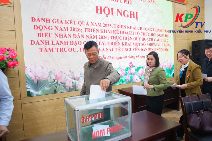 UB MTTQ xã Kiều Phú đã tổ chức Hội nghị tổng kết hoạt động năm 2025, triển khai chương trình phối hơp hành động năm 2026.- Ảnh 6.
