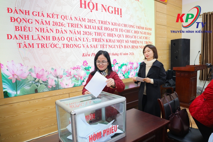 UB MTTQ xã Kiều Phú đã tổ chức Hội nghị tổng kết hoạt động năm 2025, triển khai chương trình phối hơp hành động năm 2026.- Ảnh 7.