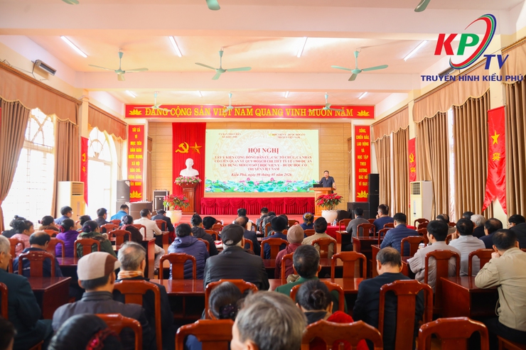 UBND xã Kiều Phú tổ chức hội nghị lấy ý kiến cộng đồng dân cư về Quy hoạch chi tiết tỷ lệ 1/500 Dự án xây dựng cơ sở 2 Học viện Y- Dược học cổ truyền Việt Nam- Ảnh 2.