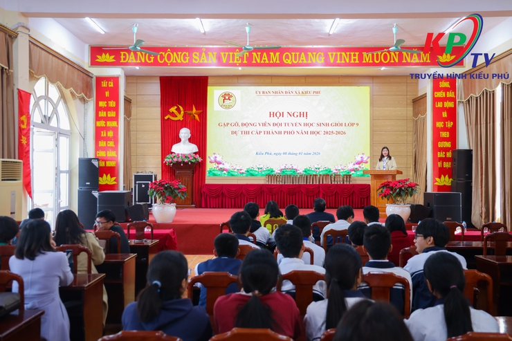 Xã Kiều Phú gặp gỡ, động viên các em học sinh lớp 9 tham dự kỳ thi học sinh giỏi cấp Thành phố năm học 2025 – 2026- Ảnh 2.