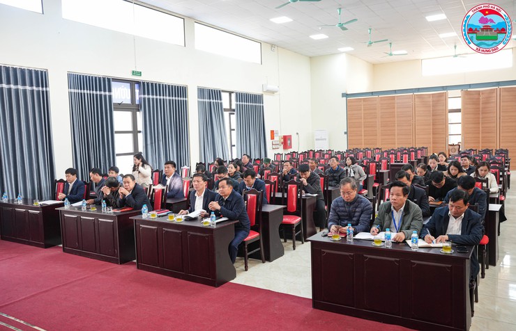 Đảng ủy xã Hưng Đạo tổ chức Hội nghị Quán triệt quy định về công tác cán bộ- Ảnh 1.