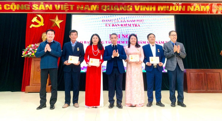 Ủy ban Kiểm tra Đảng ủy xã Nam Phù: Nâng cao chất lượng kiểm tra, giám sát- Ảnh 1.