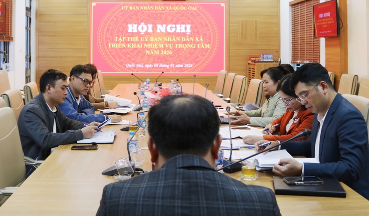   UBND xã Quốc Oai tổ chức Hội nghị Tập thể tháng 01/2026: Đánh giá toàn diện năm 2025, xác định nhiệm vụ trọng tâm năm 2026- Ảnh 2.