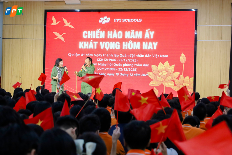 Trường Tiểu học & THCS FPT Cầu Giấy đưa lịch sử đến gần học sinh thông qua chương trình "Chiến hào năm ấy, khát vọng hôm nay"- Ảnh 2.
