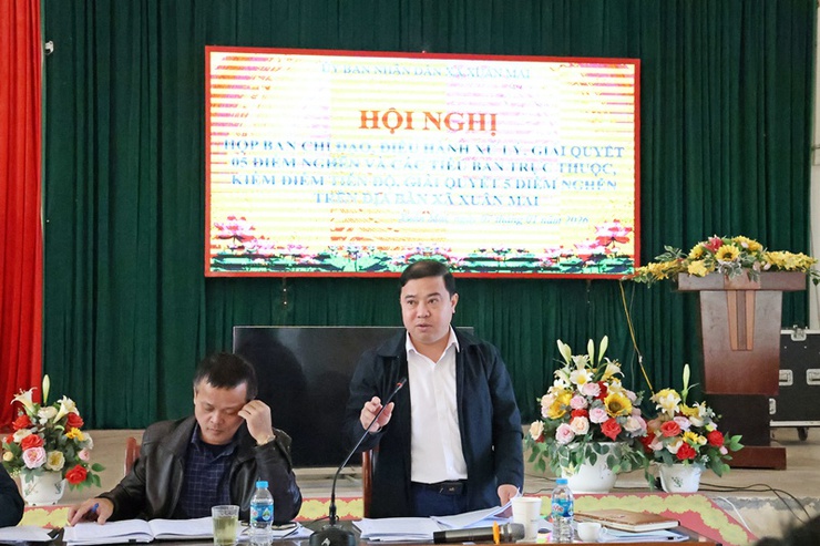 Xuân Mai quyết tâm xử lý, giải quyết 05 "điểm nghẽn" trên địa bàn xã- Ảnh 3.