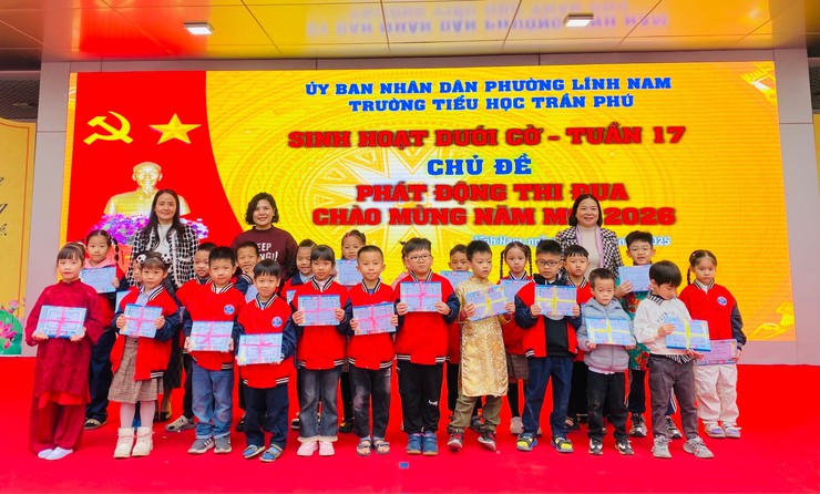 Trường Tiểu học Trần Phú phát động phong trào thi đua chào đón năm mới 2026- Ảnh 6.