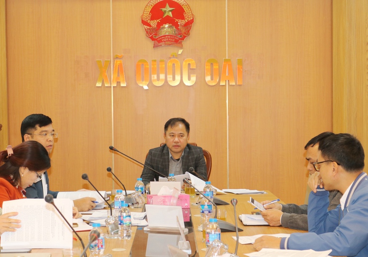   UBND xã Quốc Oai tổ chức Hội nghị Tập thể tháng 01/2026: Đánh giá toàn diện năm 2025, xác định nhiệm vụ trọng tâm năm 2026- Ảnh 4.