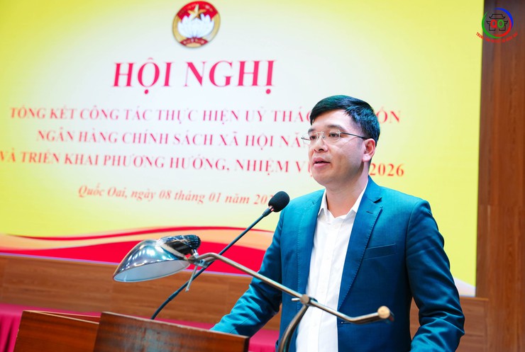 XÃ QUỐC OAI: TỔNG KẾT CÔNG TÁC ỦY THÁC VAY VỐN NGÂN HÀNG CHÍNH SÁCH XÃ HỘI NĂM 2025, TRIỂN KHAI NHIỆM VỤ NĂM 2026- Ảnh 4.