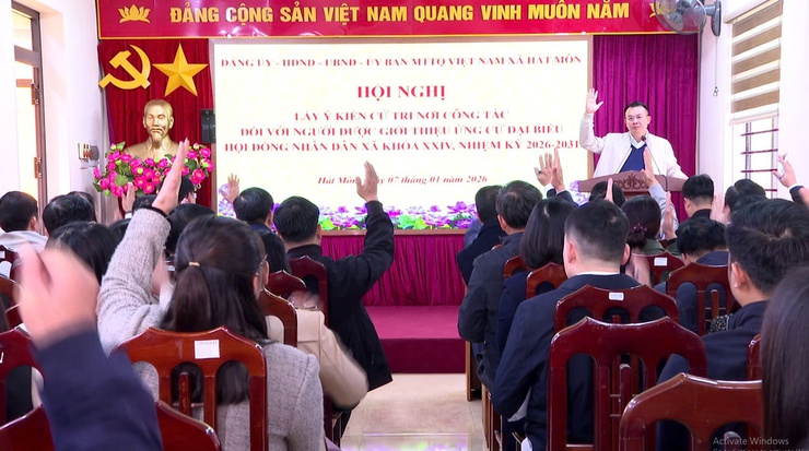 Lấy ý kiến cử tri nơi công tác đối với người ứng cử đại biểu HĐND xã khóa XXIV, nhiệm kỳ 2026 – 2031- Ảnh 4.