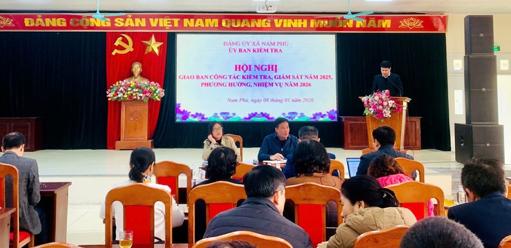 Ủy ban Kiểm tra Đảng ủy xã Nam Phù: Nâng cao chất lượng kiểm tra, giám sát- Ảnh 6.