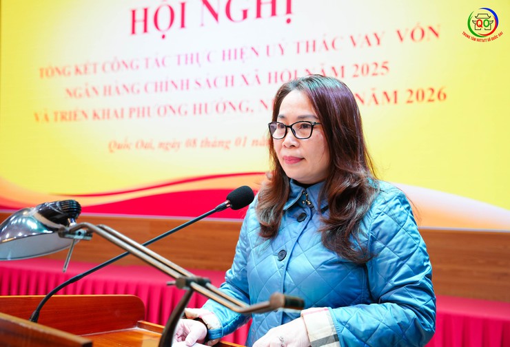 XÃ QUỐC OAI: TỔNG KẾT CÔNG TÁC ỦY THÁC VAY VỐN NGÂN HÀNG CHÍNH SÁCH XÃ HỘI NĂM 2025, TRIỂN KHAI NHIỆM VỤ NĂM 2026- Ảnh 6.