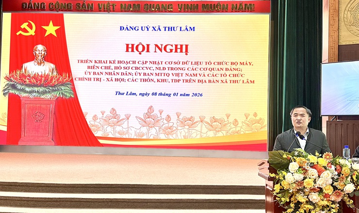 ĐẢNG ỦY XÃ THƯ LÂM QUÁN TRIỆT THÔNG BÁO SỐ 17 CỦA TRUNG ƯƠNG, TRIỂN KHAI KẾ HOẠCH CẬP NHẬT CƠ SỞ DỮ LIỆU TỔ CHỨC BỘ MÁY, BIÊN CHẾ, HỒ SƠ CÁN BỘ- Ảnh 9.