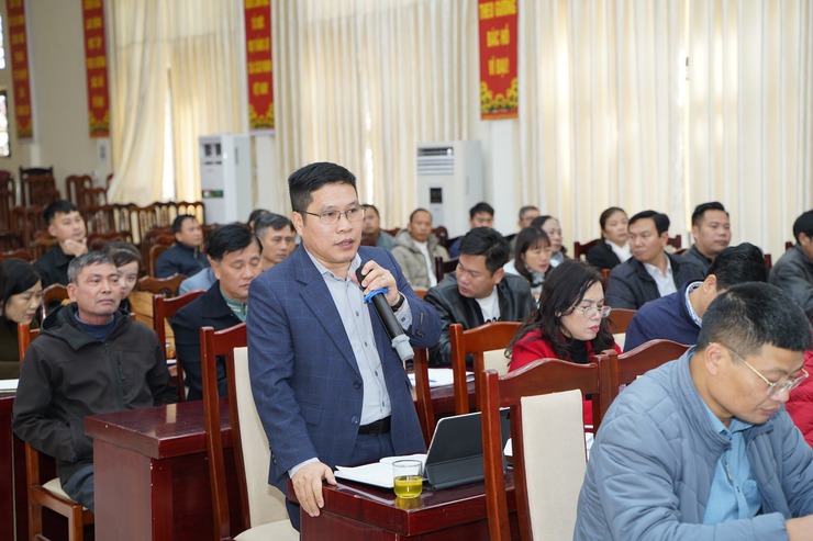 Thường trực Đảng uỷ - HĐND - UBND xã làm việc với các thôn để triển khai các nhiệm vụ năm 2026- Ảnh 2.