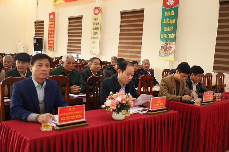 Ủy ban Mặt trận Tổ quốc xã phối hợp UBND xã tổ chức triển khai Kế hoạch liên tịch tổ chức hội nghị đại biểu Nhân dân bàn việc xây dựng đời sống văn hóa ở cơ sở năm 2026- Ảnh 1.