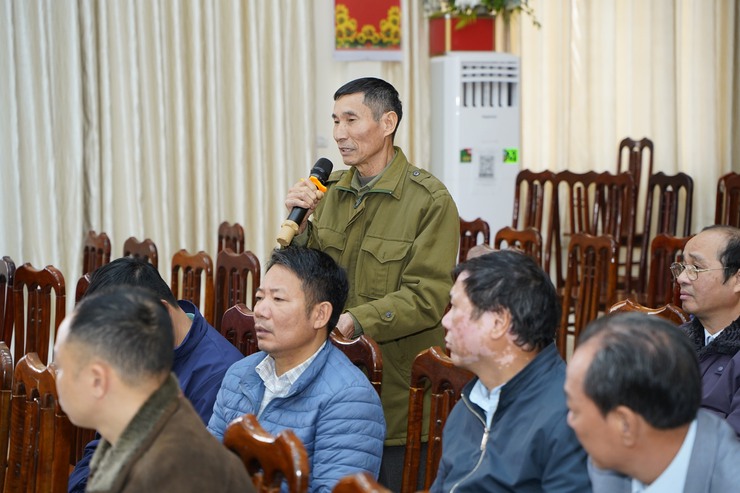 Thường trực Đảng uỷ - HĐND - UBND xã làm việc với các thôn để triển khai các nhiệm vụ năm 2026- Ảnh 3.