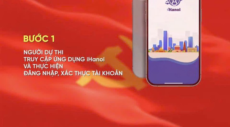 HƯỚNG DẪN VÀO THI TRỰC TUYẾN CUỘC THI TÌM HIỂU NGHỊ QUYẾT ĐẠI HỘI ĐẠI BIỂU ĐẢNG BỘ THÀNH PHỐ HÀ NỘI.- Ảnh 1.