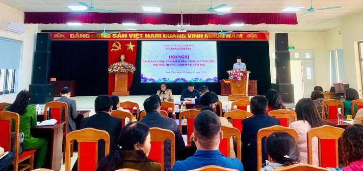 Ủy ban Kiểm tra Đảng ủy xã Nam Phù: Nâng cao chất lượng kiểm tra, giám sát- Ảnh 4.