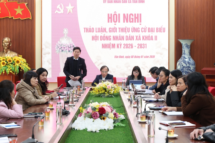UBND xã Vân Đình giới thiệu người ứng cử đại biểu HĐND xã nhiệm kỳ 2026-2031- Ảnh 1.