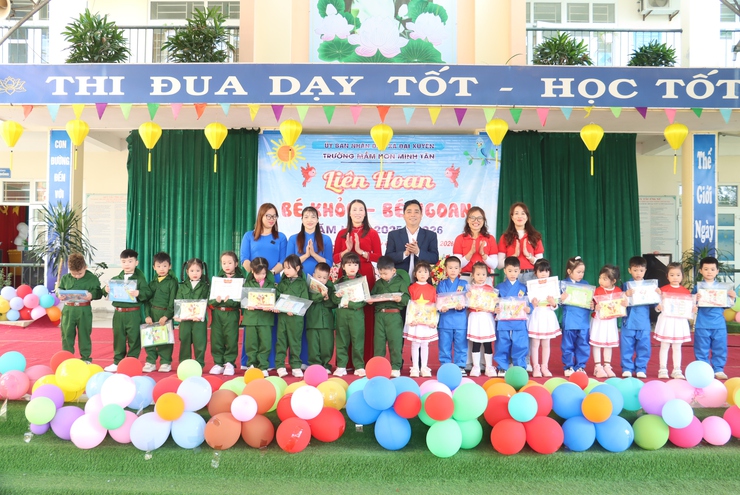 Sôi nổi Liên hoan “Bé khỏe – Bé ngoan” tại Trường Mầm non Minh Tân- Ảnh 11.