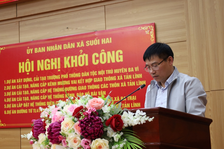 Suối Hai: Khởi công 6 dự án, tạo động lực phát triển hạ tầng địa phương- Ảnh 4.