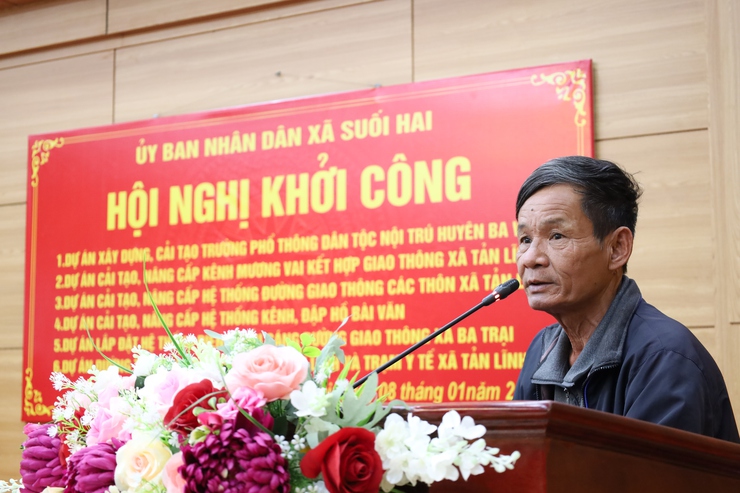 Suối Hai: Khởi công 6 dự án, tạo động lực phát triển hạ tầng địa phương- Ảnh 5.