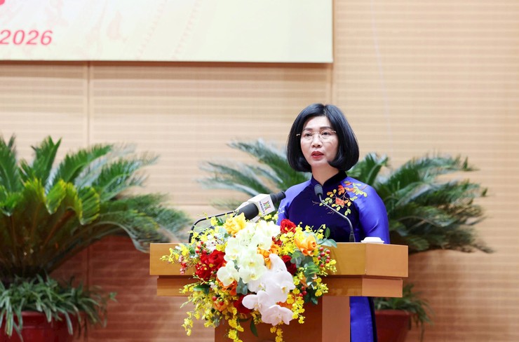 Hội nghị tổng kết hoạt động của Đoàn đại biểu Quốc hội khóa XV Thành phố và Hội đồng nhân dân Thành phố Hà Nội khóa XVI nhiệm kỳ 2021-2026.- Ảnh 5.