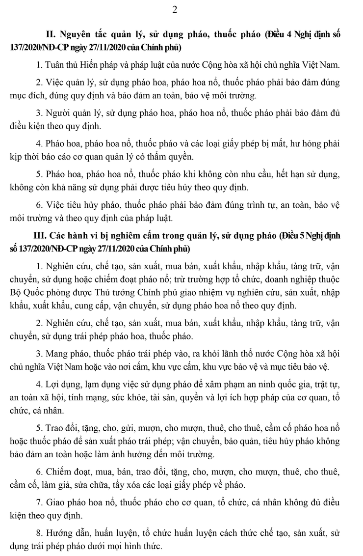 Tìm hiểu một số quy định của pháp luật về quản lý, sử dụng pháo- Ảnh 2.