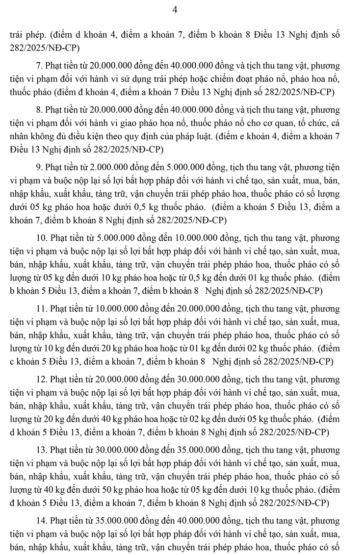 Tìm hiểu một số quy định của pháp luật về quản lý, sử dụng pháo- Ảnh 4.