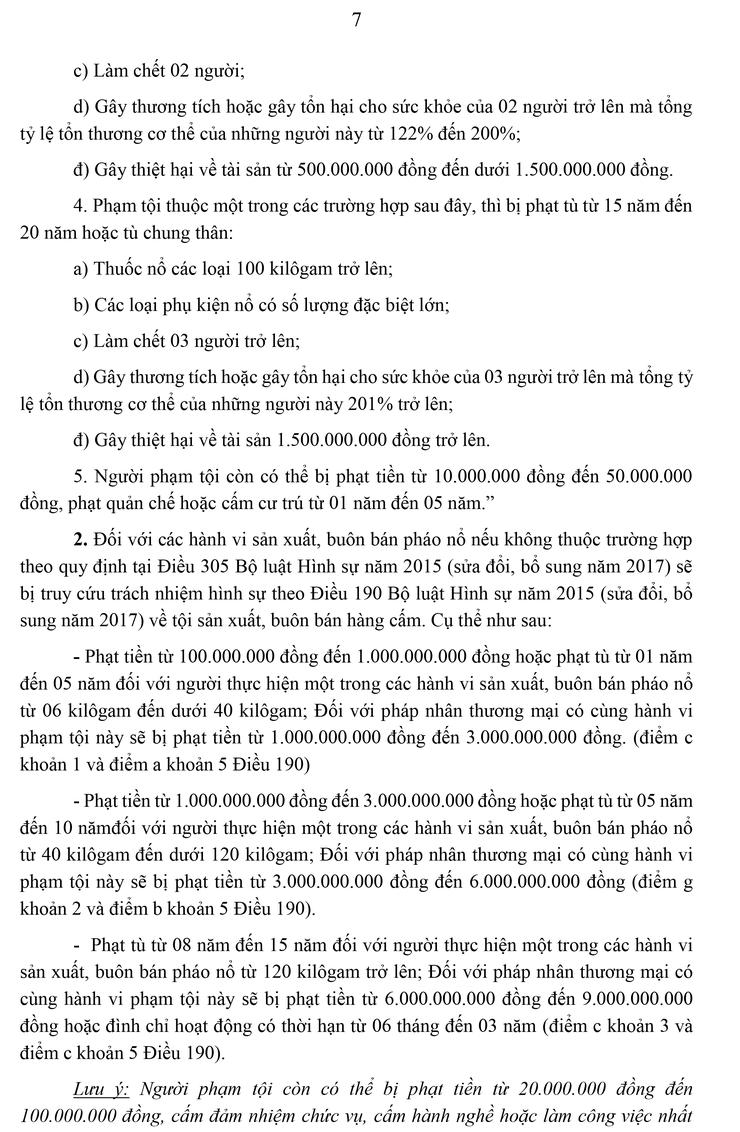 Tìm hiểu một số quy định của pháp luật về quản lý, sử dụng pháo- Ảnh 7.