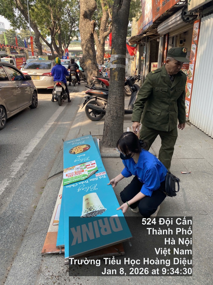 Phường Ngọc Hà tiếp tục duy trì ra quân, siết chặt kỷ cương trật tự đô thị- Ảnh 5.