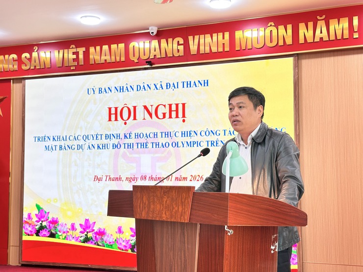 XÃ ĐẠI THANH CHUẨN BỊ SẴN SÀNG CHO CÔNG TÁC GIẢI PHÓNG MẶT BẰNG DỰ ÁN KHU ĐÔ THỊ THỂ THAO OLYMPIC- Ảnh 5.