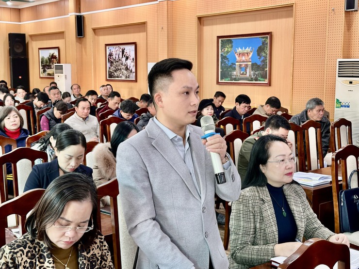 Hội nghị tham vấn cộng đồng, đánh giá tác động môi trường của Dự án "Xây dựng Khu đô thị thể thao Olympic" trên địa bàn xã Đại Thanh- Ảnh 7.