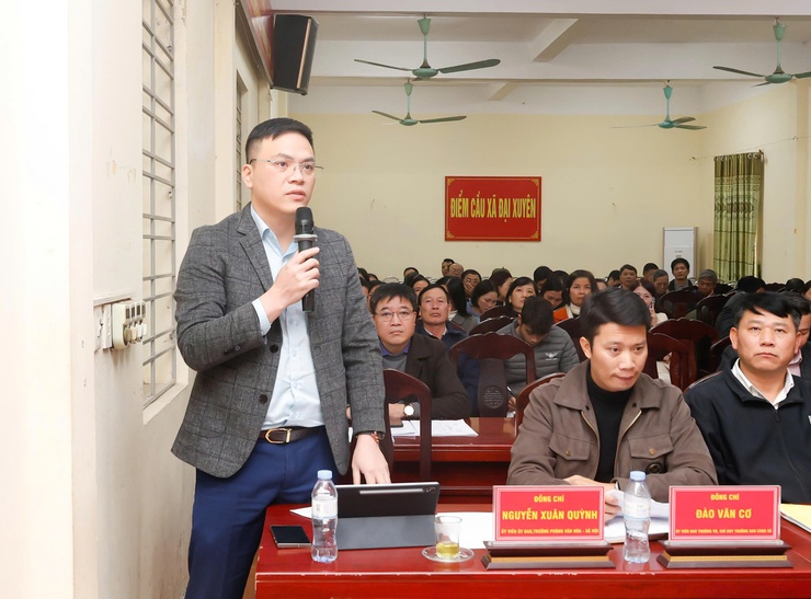 Hội nghị ban lãnh đạo mở rộng thảo luận, giới thiệu người ứng cử đại biểu HĐND xã nhiệm kỳ 2026–2031- Ảnh 2.