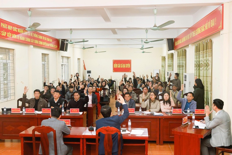 Hội nghị ban lãnh đạo mở rộng thảo luận, giới thiệu người ứng cử đại biểu HĐND xã nhiệm kỳ 2026–2031- Ảnh 3.