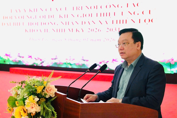 Đảng ủy – HĐND – UBND – UBMTTQ xã Thiên Lộc tổ chức hội nghị lấy ý kiến của cử tri nơi công tác đối với người dự kiến giới thiệu ứng cử đại biểu HĐND xã Thiên Lộc khóa II, nhiệm kỳ 2026 - 2031- Ảnh 3.