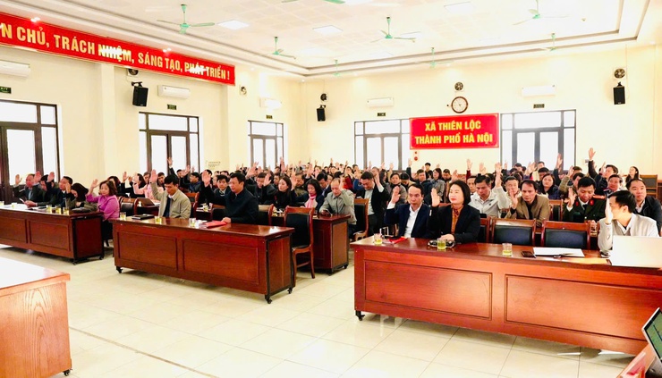 Đảng ủy – HĐND – UBND – UBMTTQ xã Thiên Lộc tổ chức hội nghị lấy ý kiến của cử tri nơi công tác đối với người dự kiến giới thiệu ứng cử đại biểu HĐND xã Thiên Lộc khóa II, nhiệm kỳ 2026 - 2031- Ảnh 7.