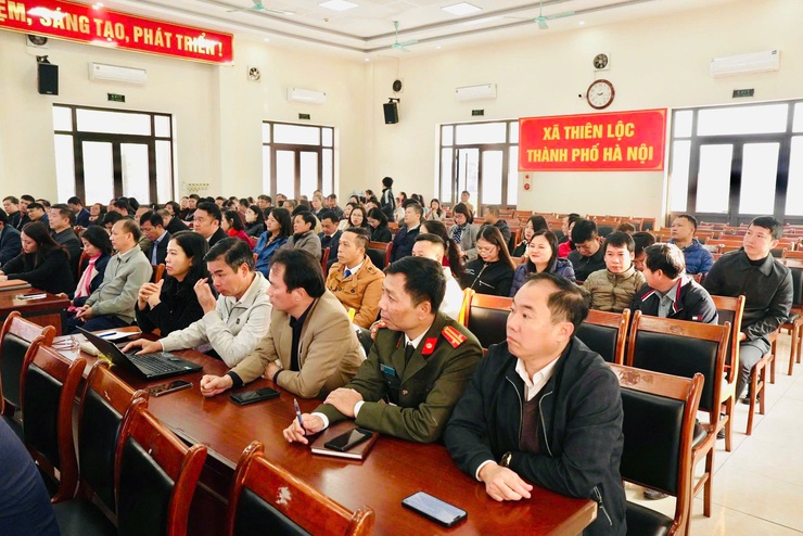 Đảng ủy – HĐND – UBND – UBMTTQ xã Thiên Lộc tổ chức hội nghị lấy ý kiến của cử tri nơi công tác đối với người dự kiến giới thiệu ứng cử đại biểu HĐND xã Thiên Lộc khóa II, nhiệm kỳ 2026 - 2031- Ảnh 9.