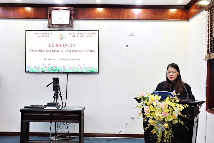 XÃ SÓC SƠN RA QUÂN TỔ CHỨC ĐIỀU TRA KINH TẾ NĂM 2026- Ảnh 2.