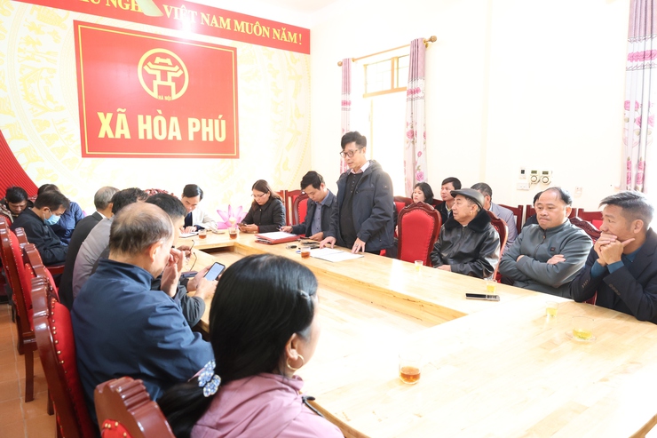 Hội nghị tổng kết hoạt động tín dụng chính sách xã hội trên địa bàn xã sau sáp nhập- Ảnh 1.