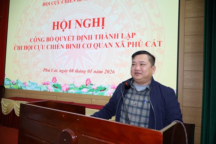 Hội Cựu chiến binh xã Phú Cát công bố quyết định thành lập Chi hội Cựu chiến binh cơ quan xã gồm 19 đồng chí- Ảnh 8.