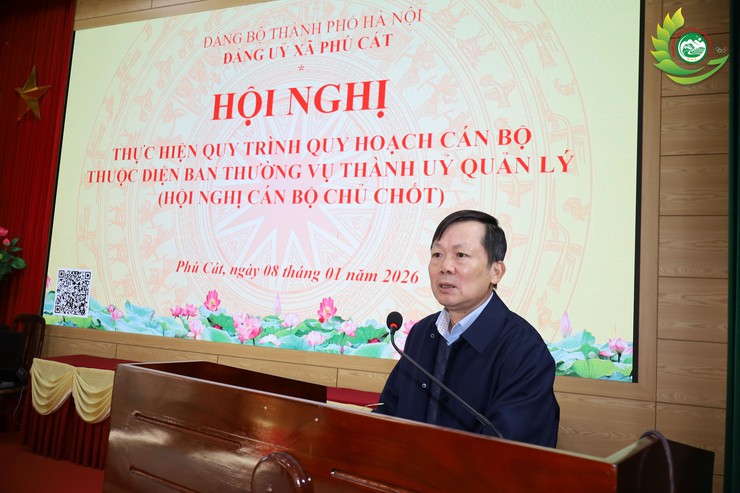 Phú Cát thực hiện quy trình quy hoạch cán bộ thuộc diện ban Thường vụ Thành ủy quản lý- Ảnh 2.