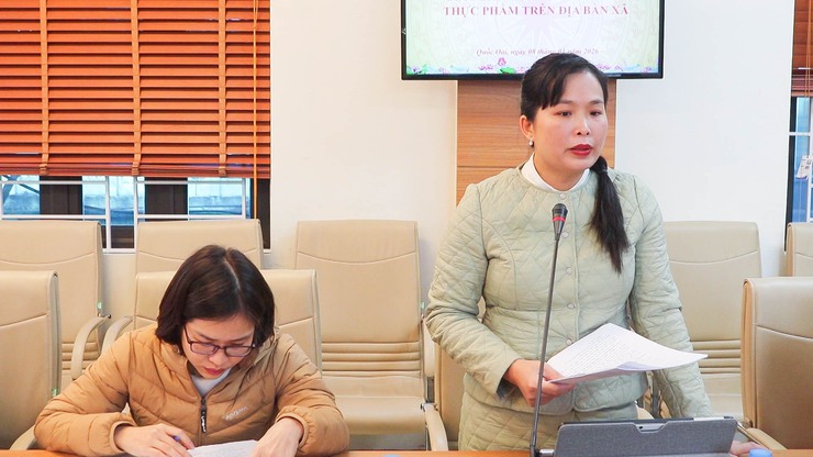 XÃ QUỐC OAI TRIỂM KHAI KẾ HOẠCH ĐẢM BẢO AN TOÀN THỰC PHẨM DỊP TẾT BÍNH NGỌ VÀ LỄ HỘI XUÂN 2026- Ảnh 2.