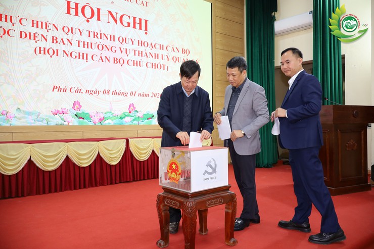 Phú Cát thực hiện quy trình quy hoạch cán bộ thuộc diện ban Thường vụ Thành ủy quản lý- Ảnh 3.