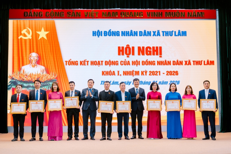 HĐND xã Thư Lâm tổng kết hoạt động HĐND xã khóa I,  nhiệm kỳ 2021-2026
- Ảnh 19.