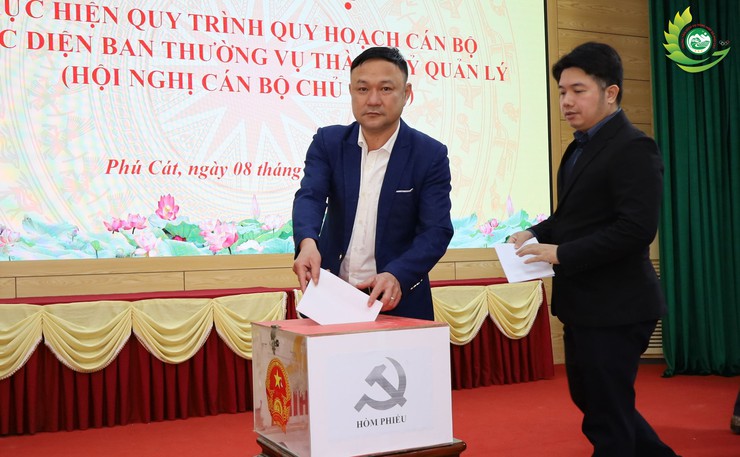 Phú Cát thực hiện quy trình quy hoạch cán bộ thuộc diện ban Thường vụ Thành ủy quản lý- Ảnh 8.