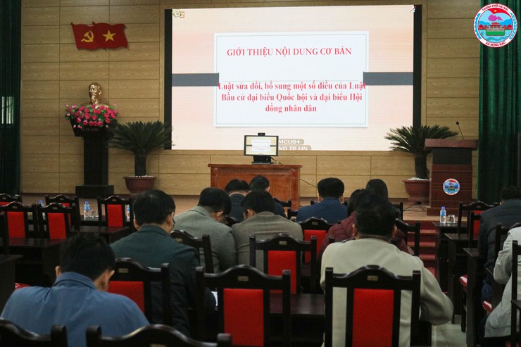 Xã Hưng Đạo tham dự Hội nghị trực tuyến tuyên truyền, phổ biến pháp luật về bầu cử- Ảnh 3.