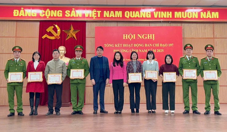 Phường Lĩnh Nam tổng kết hoạt động Ban Chỉ đạo 197 năm 2025 và triển khai nhiệm vụ năm 2026- Ảnh 6.