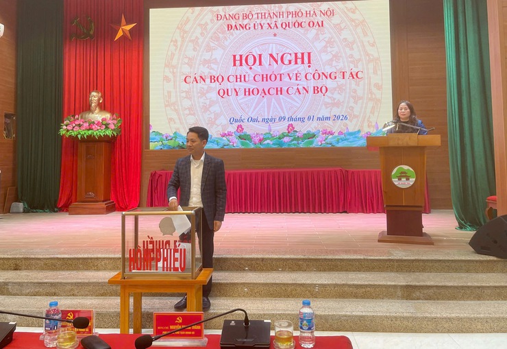 Đảng bộ xã  Quốc Oai thực hiện quy trình quy hoạch cán bộ lãnh đạo nhiệm kỳ 2025–2030, 2026–2031- Ảnh 4.